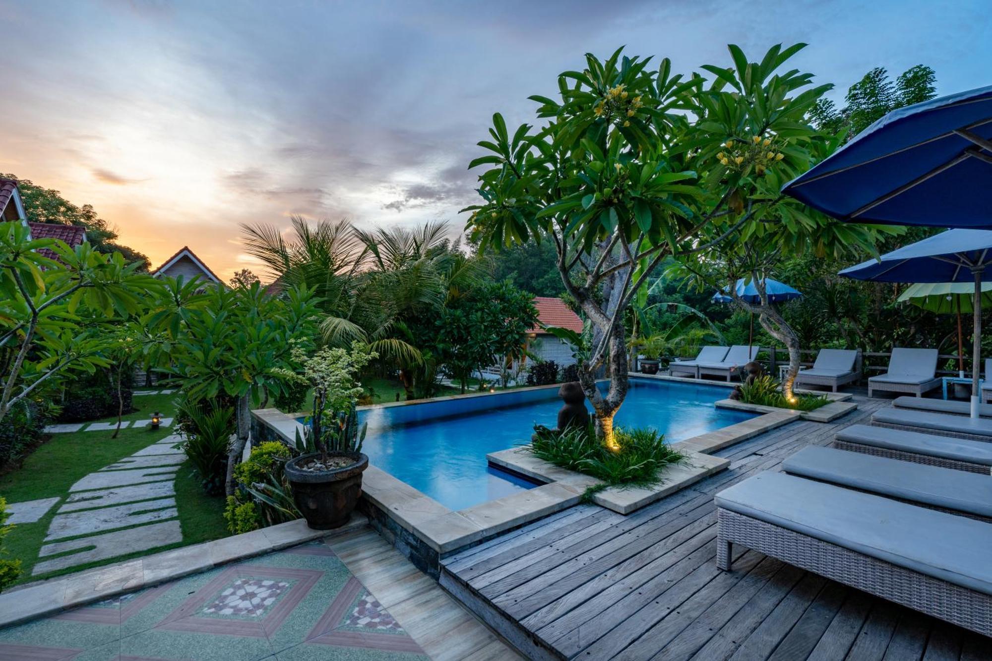 Le Biu Garden View Hotel Lembongan Kültér fotó