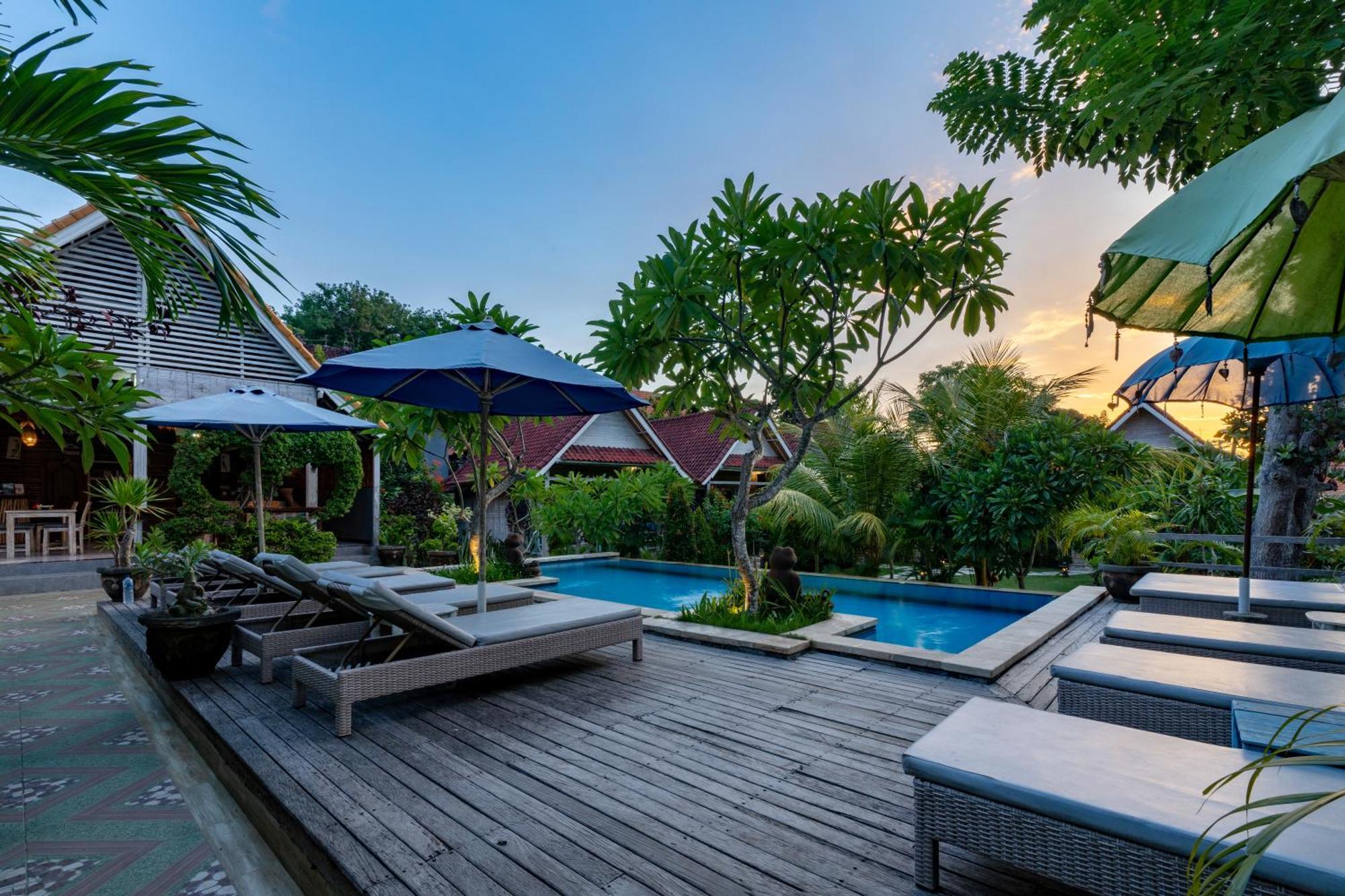 Le Biu Garden View Hotel Lembongan Kültér fotó