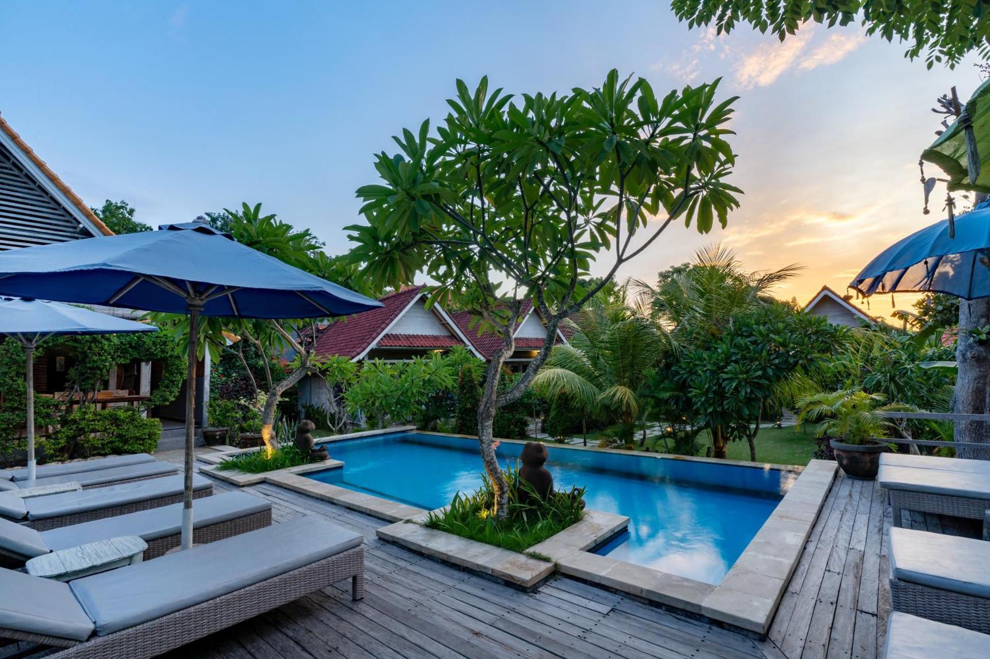Le Biu Garden View Hotel Lembongan Kültér fotó