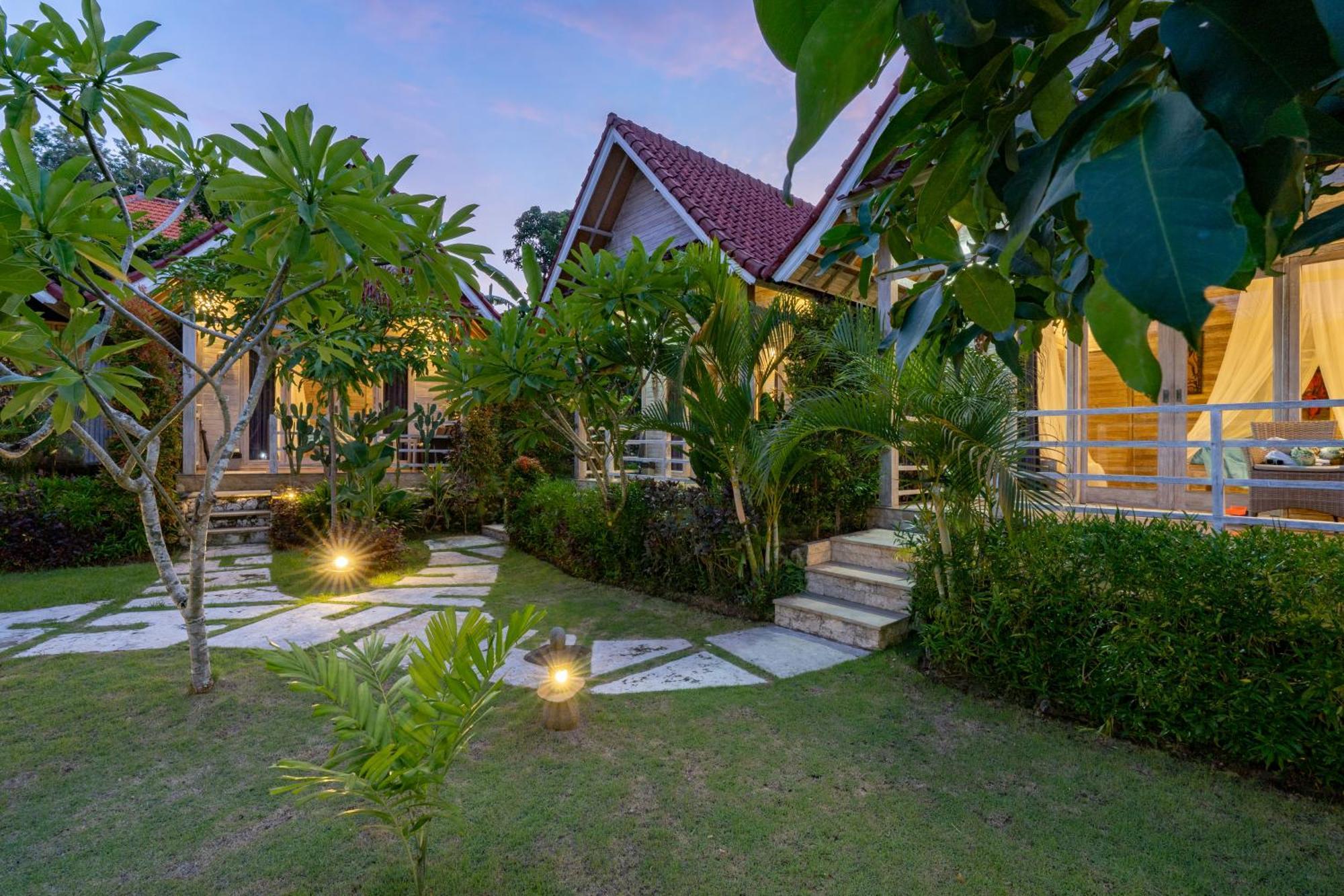 Le Biu Garden View Hotel Lembongan Kültér fotó
