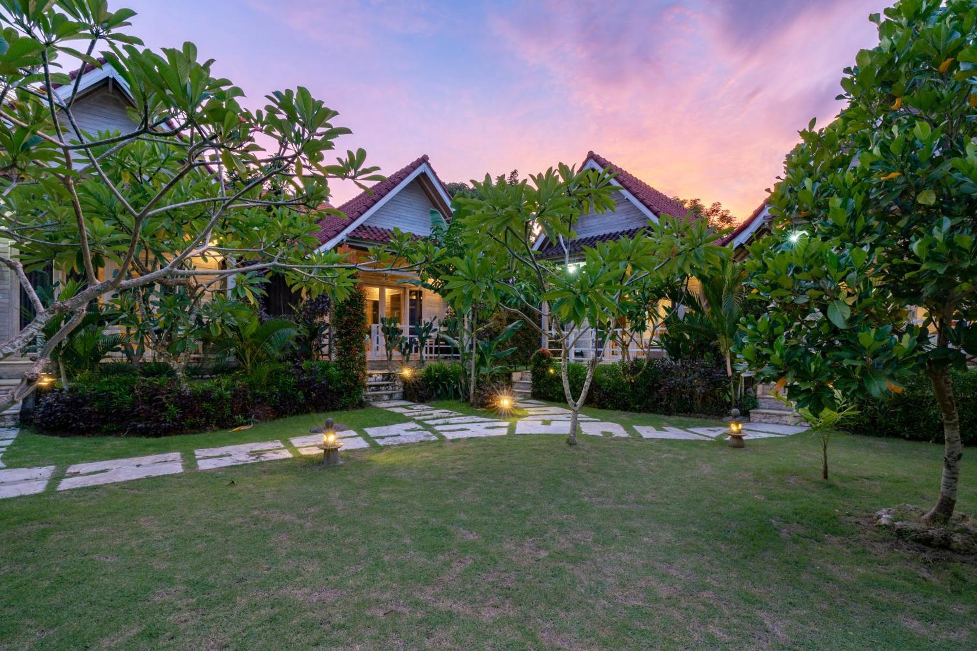Le Biu Garden View Hotel Lembongan Kültér fotó