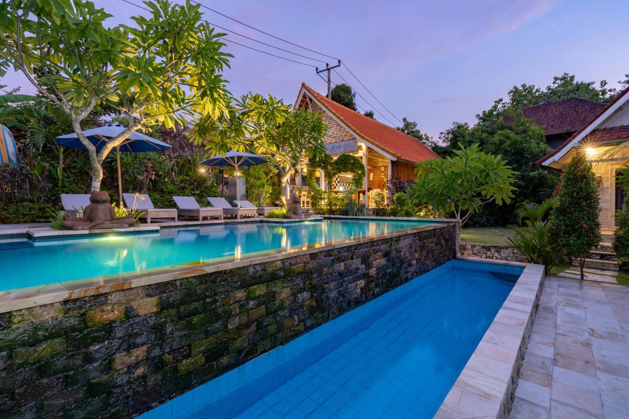 Le Biu Garden View Hotel Lembongan Kültér fotó