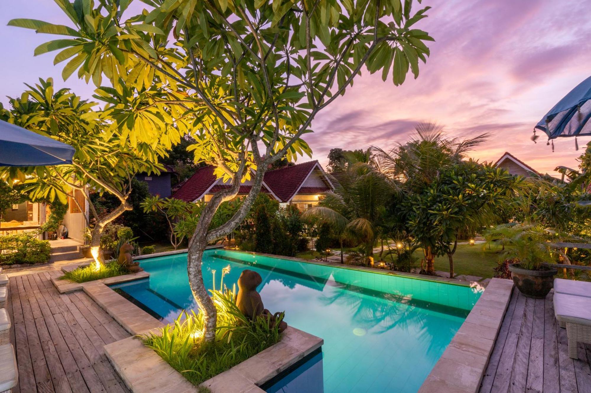 Le Biu Garden View Hotel Lembongan Kültér fotó