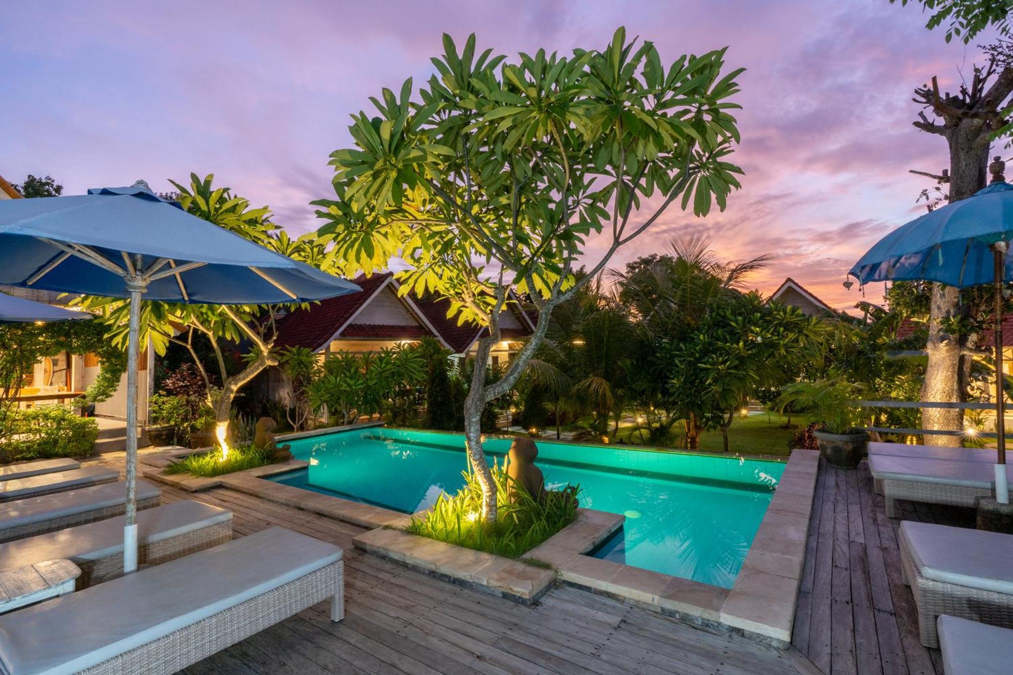 Le Biu Garden View Hotel Lembongan Kültér fotó